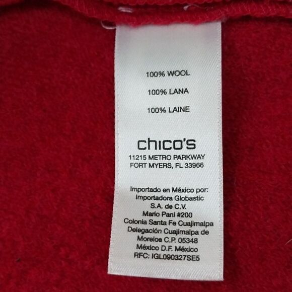 Chicos Wool Jacket...Size 2 - Picture 6 of 6